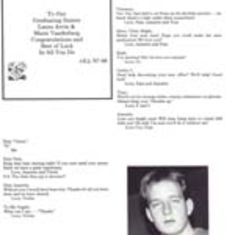 Yearbook 1988 - Some Last Words (Boosters); Ads