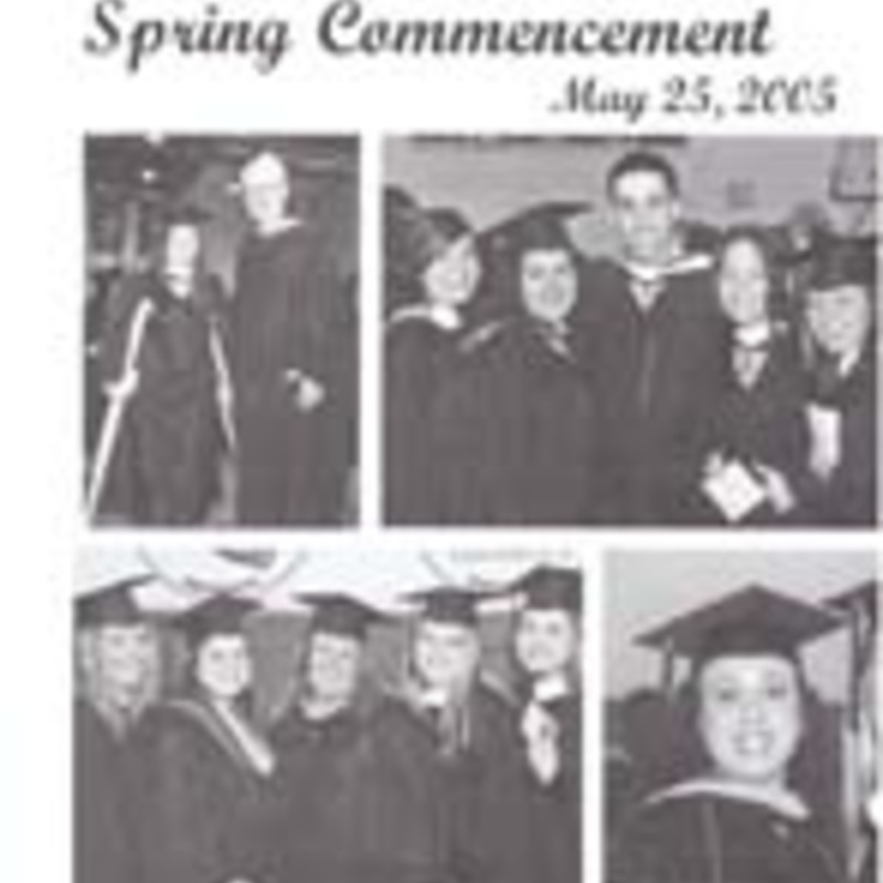 Yearbook 2005 - Commencement